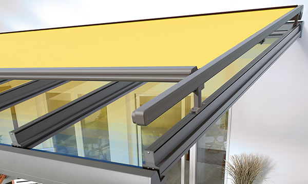 Premium Aufglasmarkisen, Detail