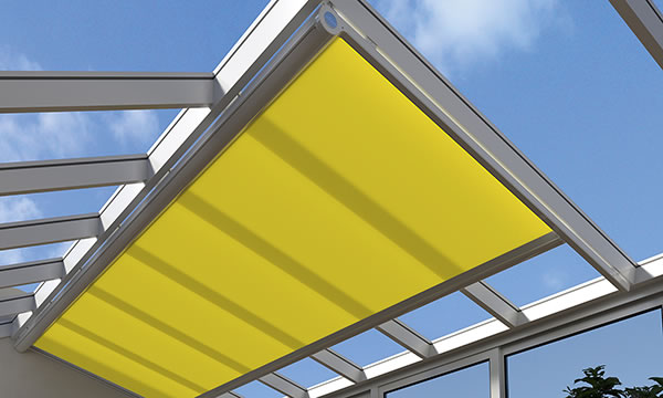 Premium Unterglasmarkise, Detail
